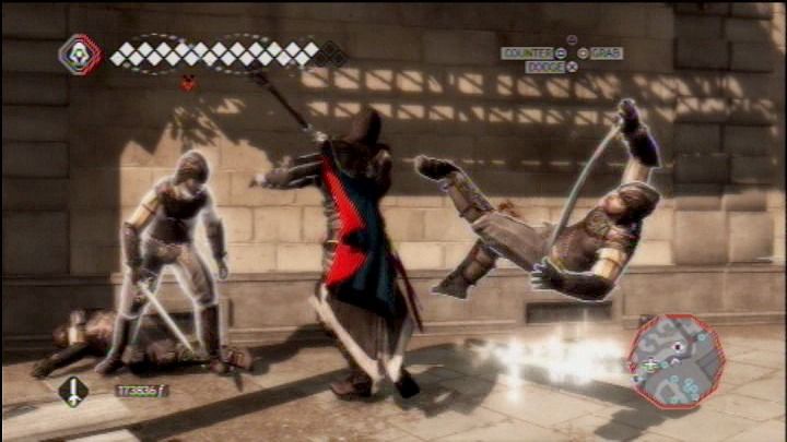 Assassin's Creed II (PlayStation 3) screenshot: That was a good counter-attack, I'll say.