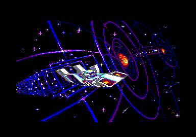 Purple Saturn Day (Amstrad CPC) screenshot: Fourth level intro