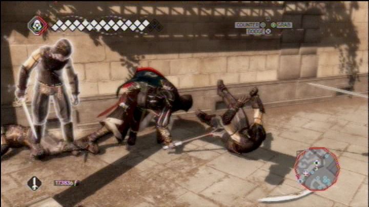 Assassin's Creed II (PlayStation 3) screenshot: And stay down!