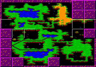 ToeJam & Earl (Genesis) screenshot: The maps may get quite complex