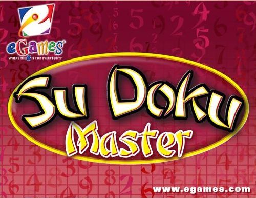 Su Doku Master (Windows) screenshot: The game's splash screen