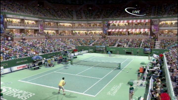Virtua Tennis 3 (PlayStation 3) screenshot: The match is about to start.