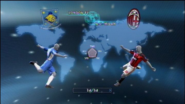 PES 2008: Pro Evolution Soccer (PlayStation 3) screenshot: Not all clubs have licenses, notice Chelsea shown as London FC.