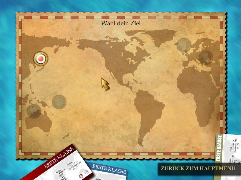 Poker Pop (Windows) screenshot: Map