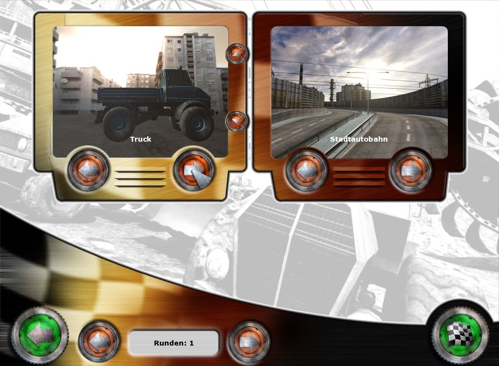 Traktor Racer 2 (Windows) screenshot: Choose a track