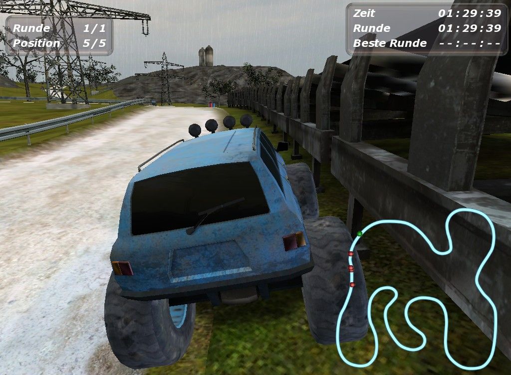 Traktor Racer 2 (Windows) screenshot: Off-road race