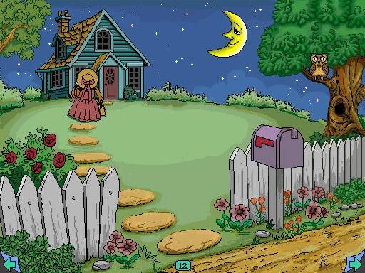 Just Grandma and Me (Windows 16-bit) screenshot: Back home