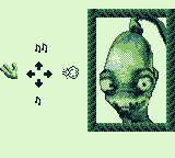 Oddworld Adventures (Game Boy) screenshot: Gamespeak screen