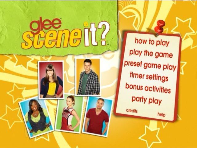 Screenshot of Scene It?: Glee (DVD Player, 2011) - MobyGames