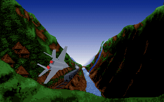 MiG-29M Super Fulcrum (DOS) screenshot: Simple animated intro
