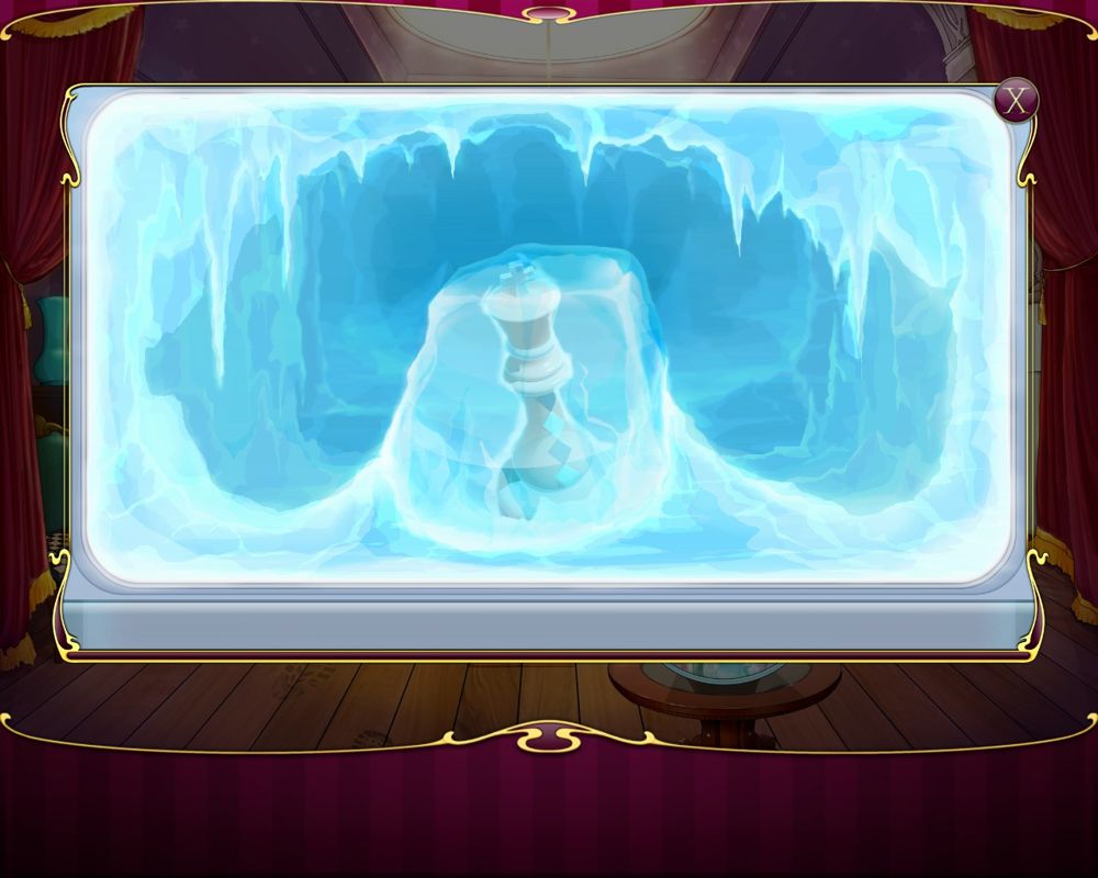 Hare in the Hat (Windows) screenshot: I solved that puzzle but now I have a frozen chess piece