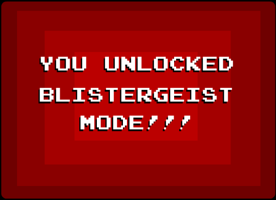 Clapping Party (Browser) screenshot: You unlocked Blistergeist mode!!!