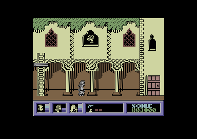Mystery of the Nile (Commodore 64) screenshot: The next area of the city.