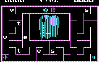 Alphabet Zoo (PC Booter) screenshot: Player vs. player (CGA, RGB)