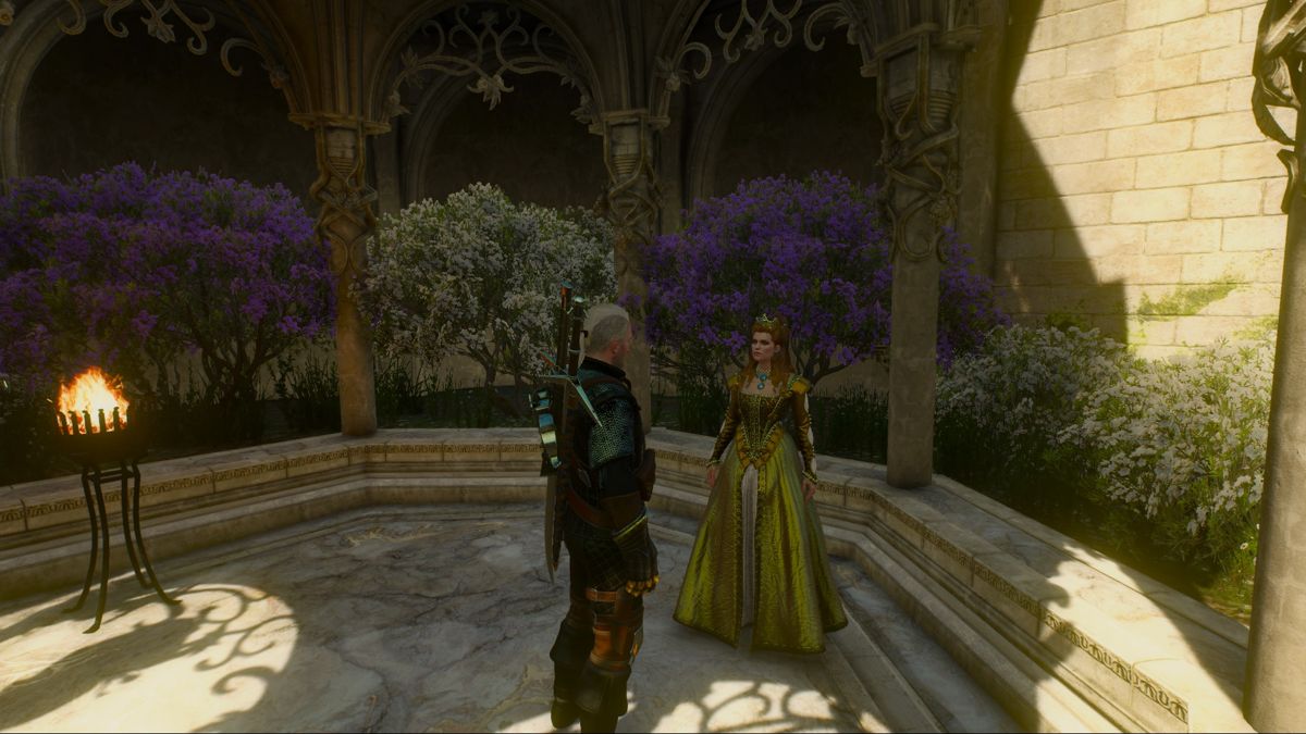 The Witcher 3: Wild Hunt - Blood and Wine (Windows) screenshot: Duchess Anna Henrietta, ruler of Toussaint