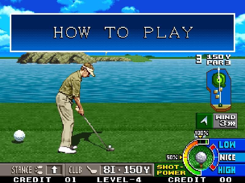 Neo Turf Masters (Windows) screenshot: How to play
