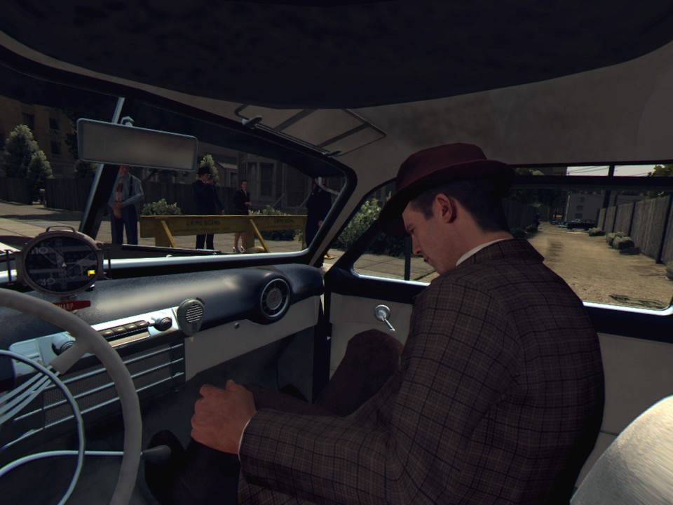L.A. Noire: The VR Case Files (PlayStation 4) screenshot: Waiting for my partner