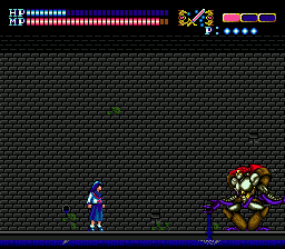 Valis (Genesis) screenshot: Boss battle. Boy, is he hard!