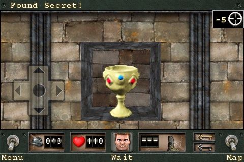 Wolfenstein RPG (iPhone) screenshot: What would Wolfenstein be without treasure?