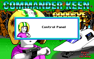 Commander Keen: Invasion of the Vorticons (DOS) screenshot: Leaving the game