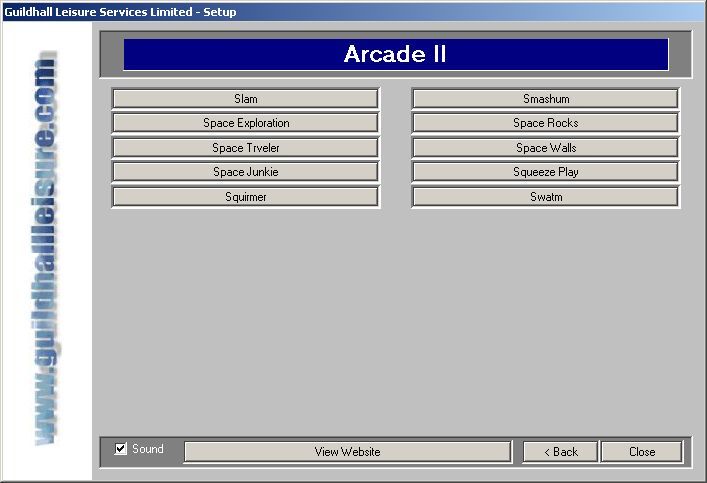 More Arcade Games (Windows) screenshot: The contents of Game Bank 8
