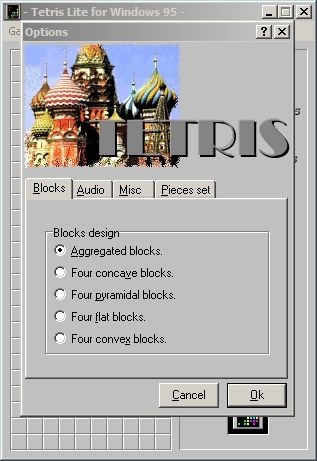 Screenshot of Tetris Lite for Windows 95 (Windows, 1996) - MobyGames
