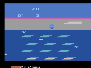 Frostbite (Atari 2600) screenshot: Too late