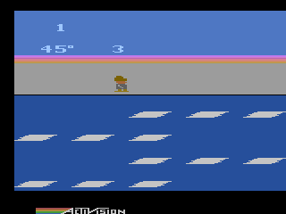 Frostbite (Atari 2600) screenshot: The beginning