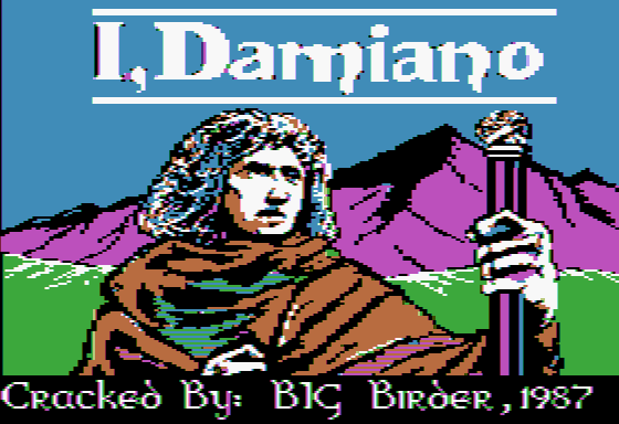 I, Damiano: The Wizard of Partestrada (Apple II) screenshot: Title screen