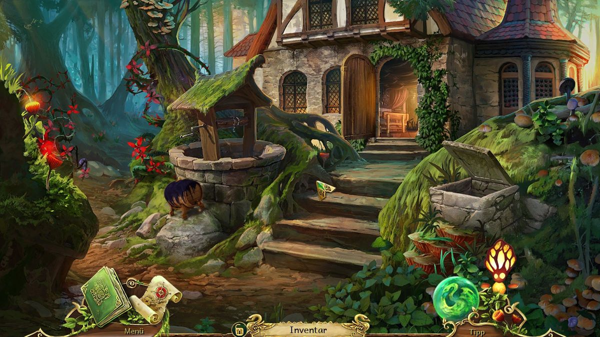 Grim Legends 2: Song of the Dark Swan (Collector's Edition) (Windows) screenshot: This house was a ruin in the main game.
