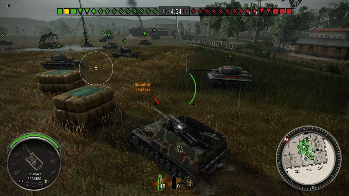 Screenshot of World of Tanks: Hammer Base (PlayStation 4, 2016) - MobyGames