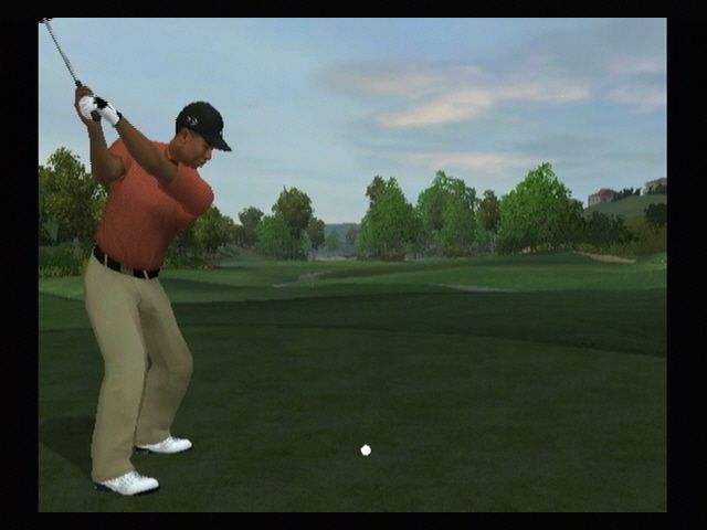 Tiger Woods PGA Tour 08 (Wii) screenshot: Right now I look very silly in front of my tiny TV set.