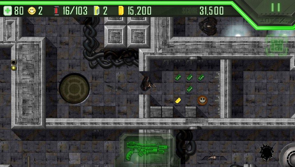 Alien Breed (PS Vita) screenshot: I feel like in cockaigne :-)