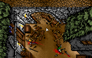 Siege (DOS) screenshot: Intro Screen