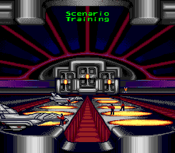 WarpSpeed (Genesis) screenshot: At the docking station