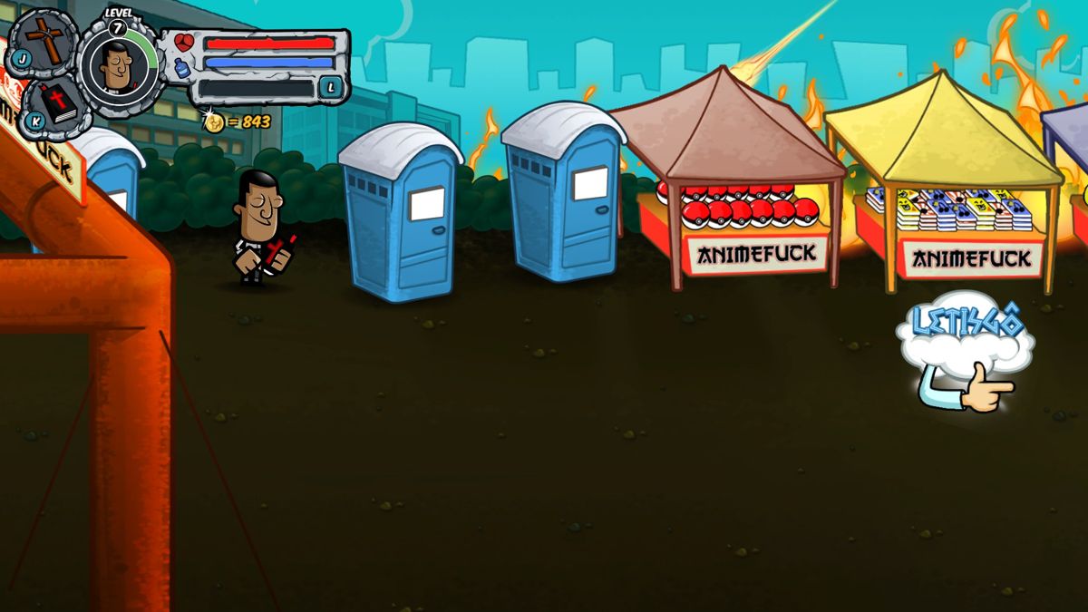 Apocalypse: Party's Over (Windows) screenshot: The game gets impatient