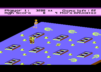 The Scrolls of Abadon (Atari 8-bit) screenshot: The enemies have changed.