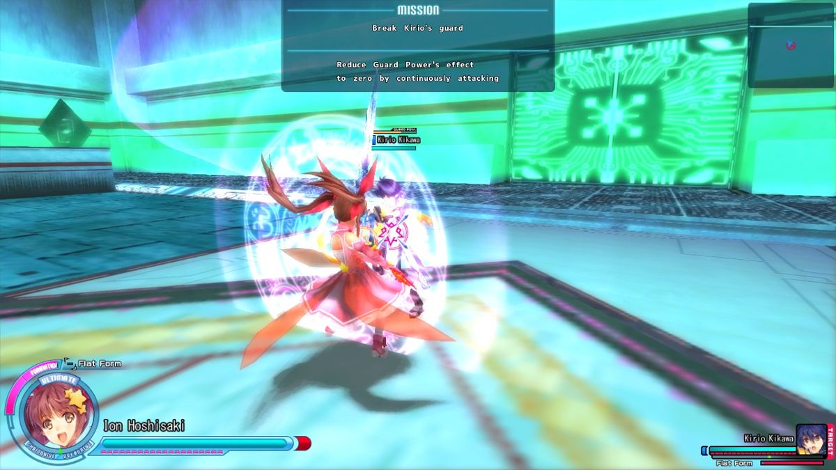 Magical Battle Festa (Windows) screenshot: how to break guard