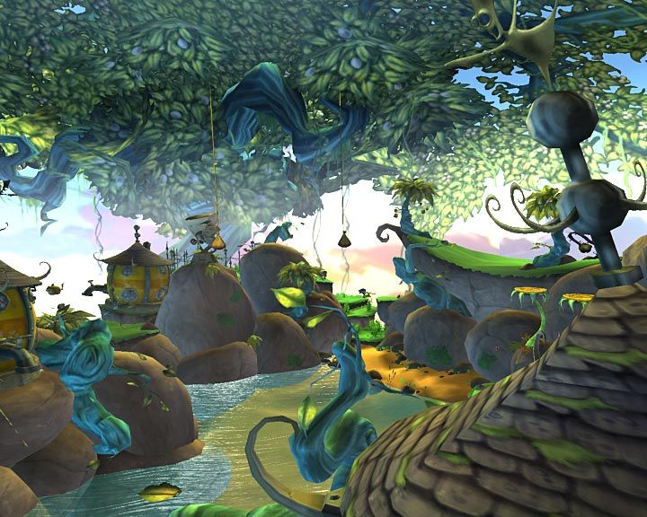 The Kore Gang (Wii) screenshot: zeek garden