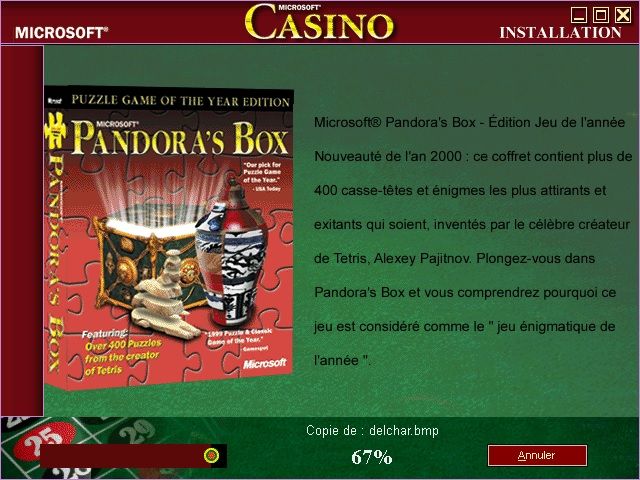 Screenshot of Microsoft Casino (Windows, 2000) - MobyGames