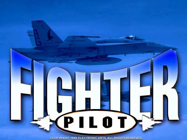 Fighter Pilot (Windows) screenshot: The title screen