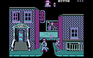 Mike Gunner (DOS) screenshot: Stage 2: Killing Street.