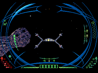 DarXide (SEGA 32X) screenshot: The player's fighter craft.