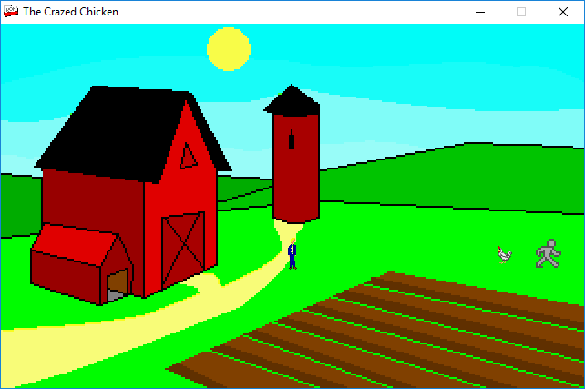 The Crazed Chicken (Windows) screenshot: At the farm