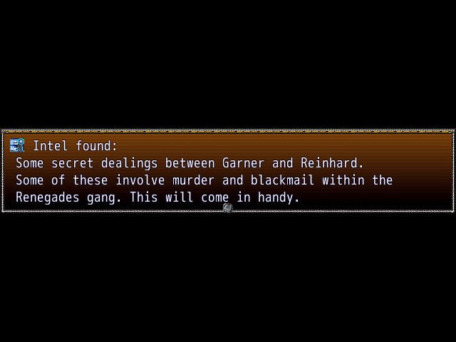 Outrage (Windows) screenshot: Some informations