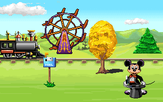 Mickey's Colors & Shapes (DOS) screenshot: Another Act 3 scene