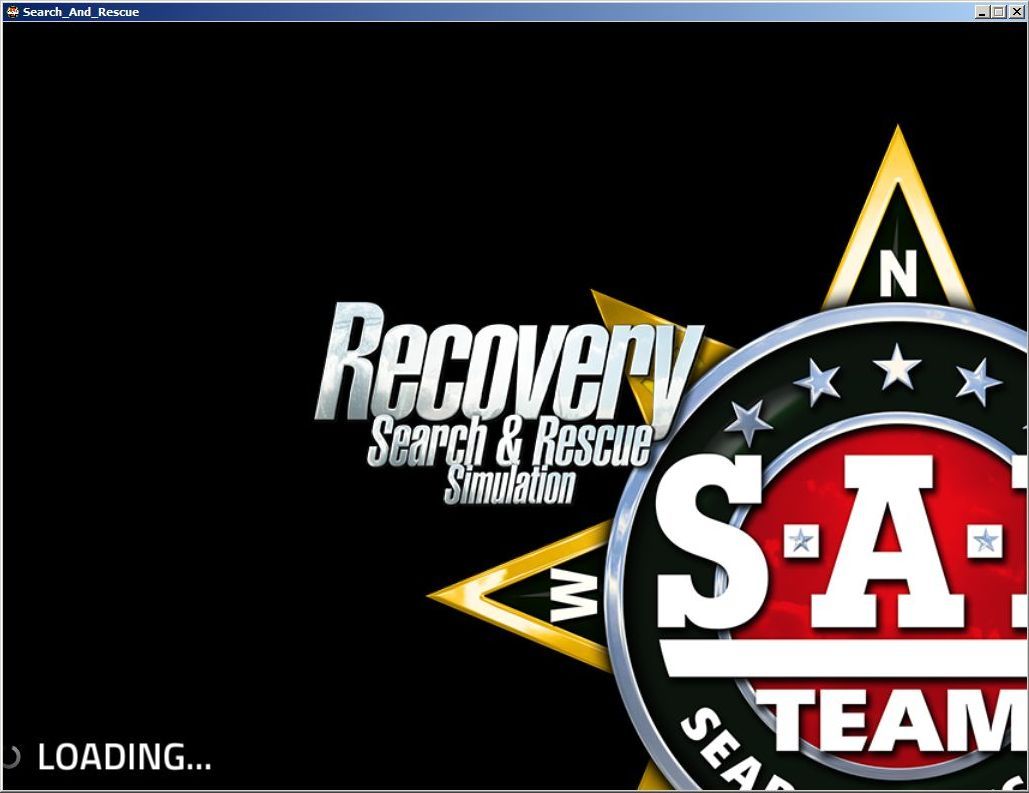 Recovery Search & Rescue Simulation (Windows) screenshot: The load screen