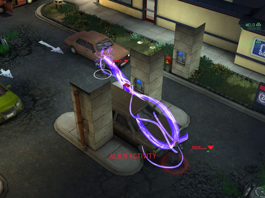 XCOM: Enemy Within (iPad) screenshot: Aliens helping each other for an attack