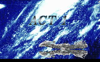 RS-2 (DOS) screenshot: Starting Act 1