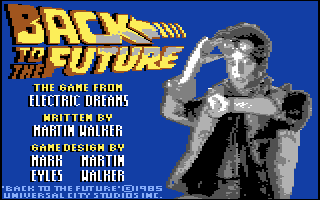 Back to the Future (Commodore 64) screenshot: Loading screen